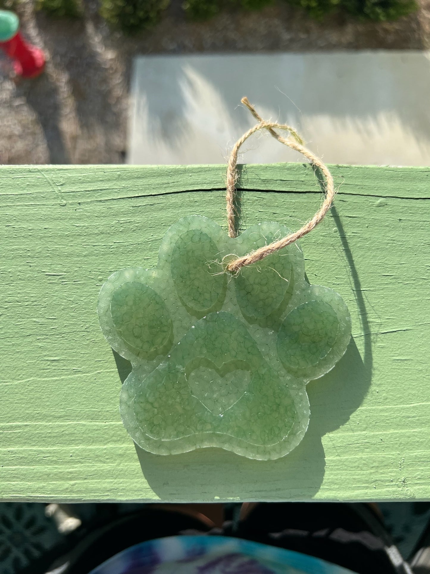 Green Dog Paw