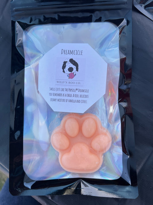 Dreamcicle Paw Print Wax Melt