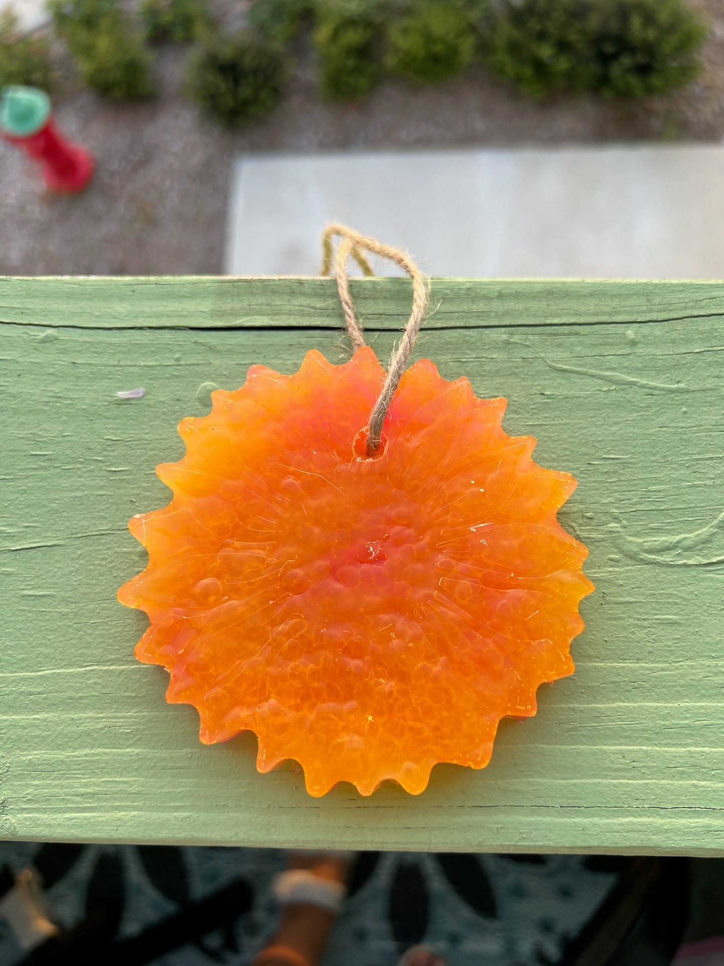 Orange and Pink Sunflower