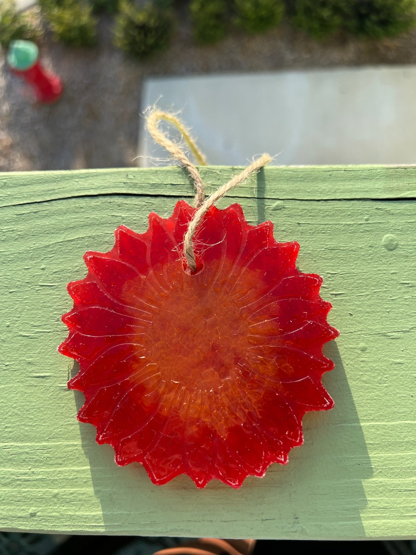 Red and Orange Sunflower