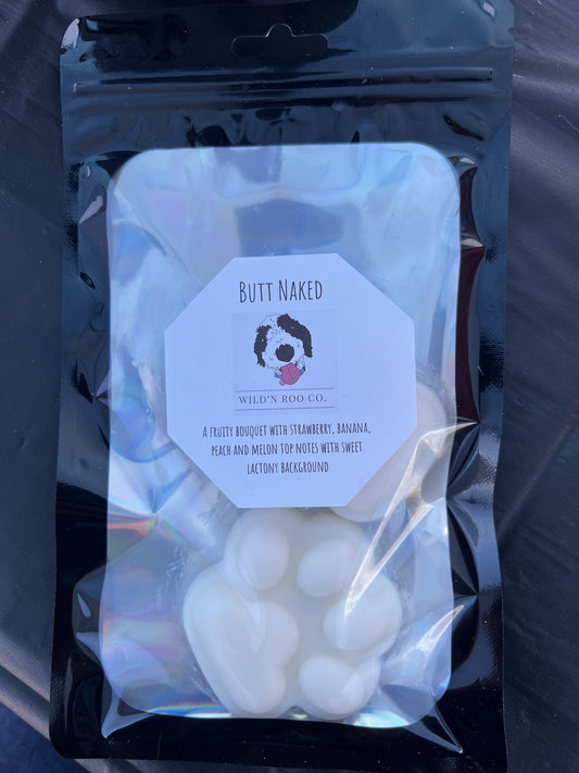 Butt Naked Paw Print Wax Melts