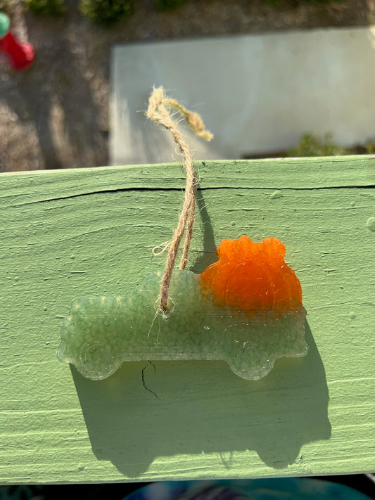 Green and Orange Truck