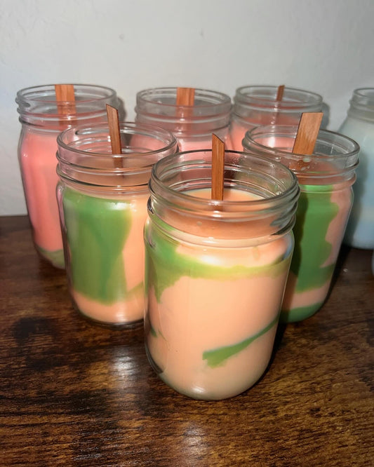 Peaches & Mint 12oz Candle